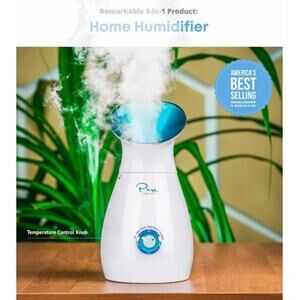 Pure Daily Care NanoSteamer 3-in-1 Facial Steamer & Extraction Kit NEW Open Box